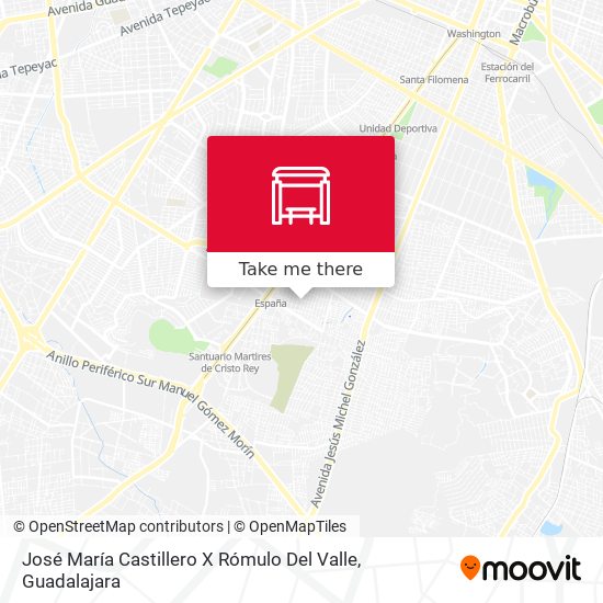 Mapa de José María Castillero X Rómulo Del Valle