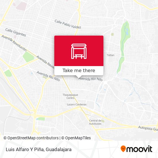 Luis Alfaro Y Piña map