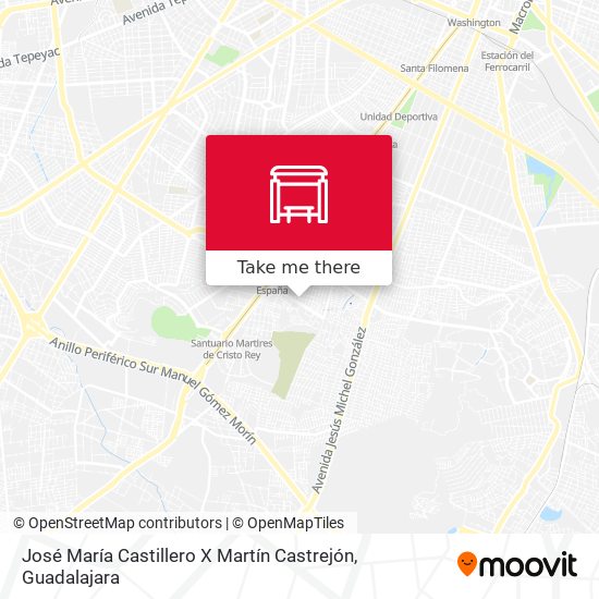 José María Castillero X Martín Castrejón map