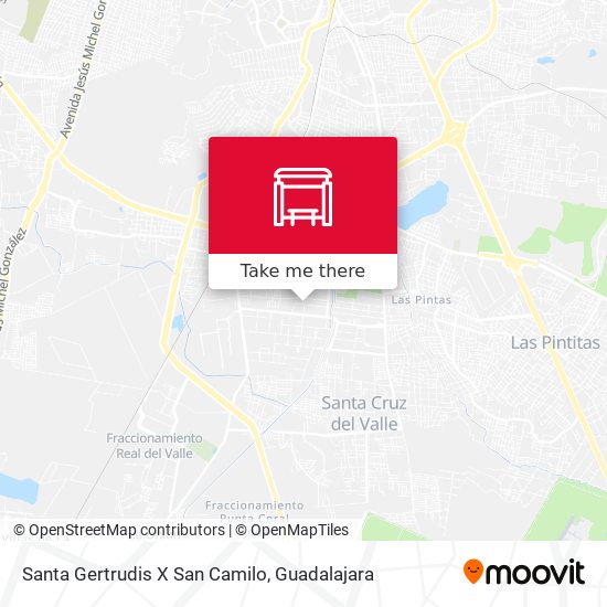 Santa Gertrudis X San Camilo map