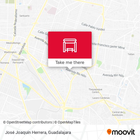 José Joaquín Herrera map