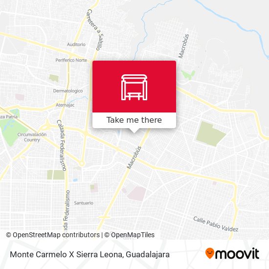 Mapa de Monte Carmelo X Sierra Leona