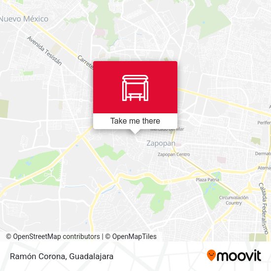 Ramón Corona map