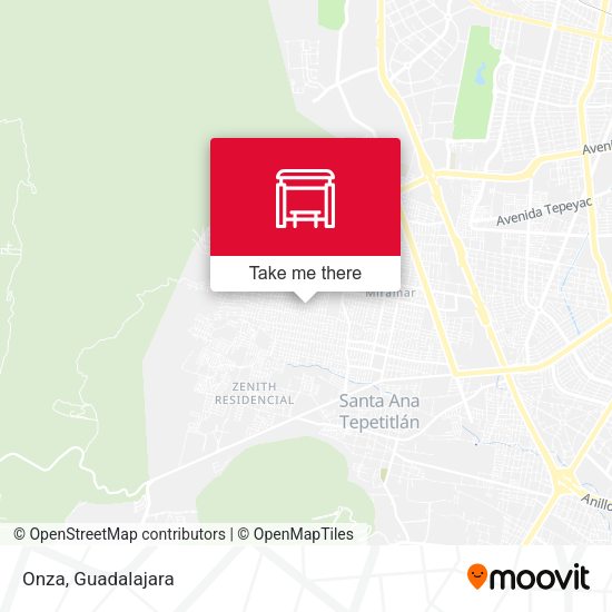 Mapa de Onza