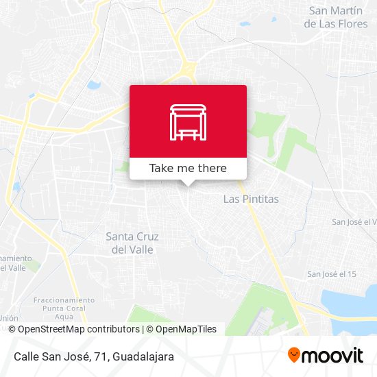 Mapa de Calle San José, 71