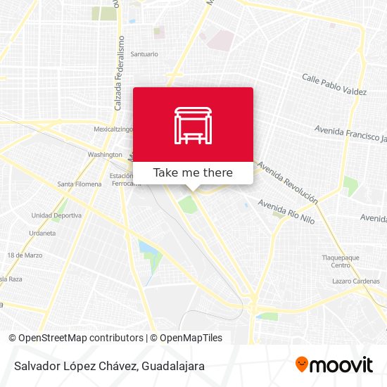 Salvador López Chávez map