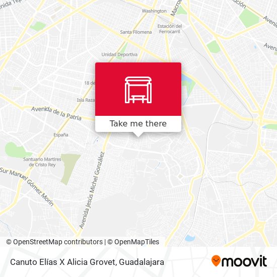 Canuto Elías X Alicia Grovet map