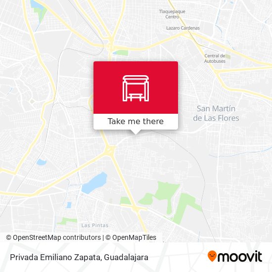 Privada Emiliano Zapata map