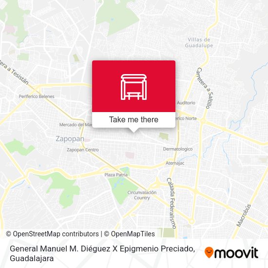 General Manuel M. Diéguez X Epigmenio Preciado map
