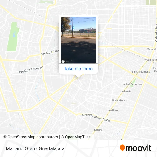 Mariano Otero map