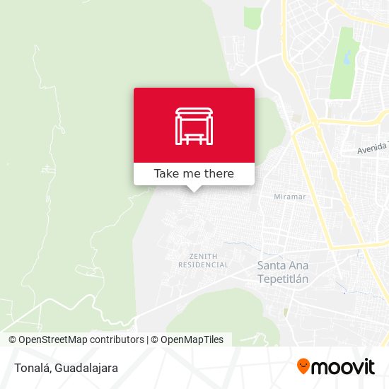 Mapa de Tonalá