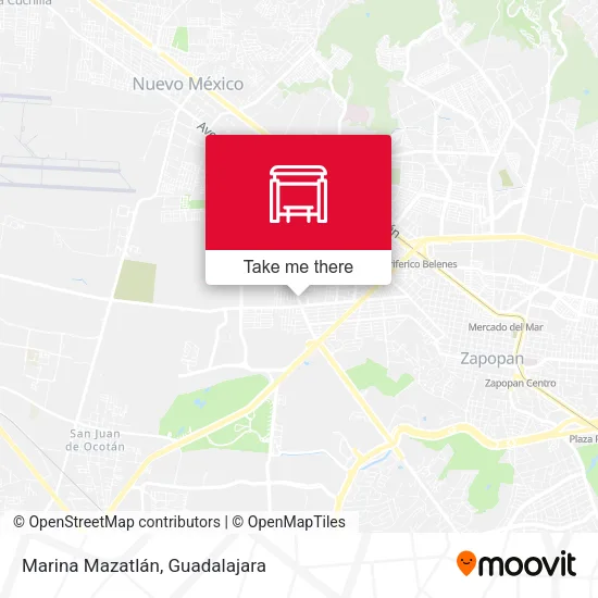 Marina Mazatlán map