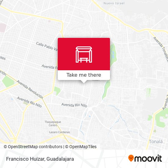 Francisco Huízar map