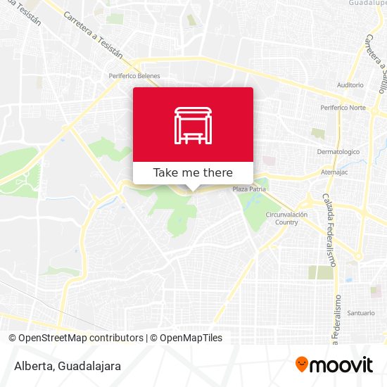 Mapa de Alberta