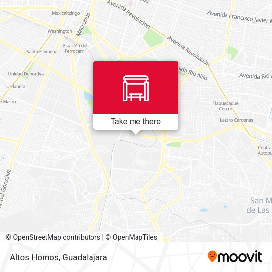 Mapa de Altos Hornos