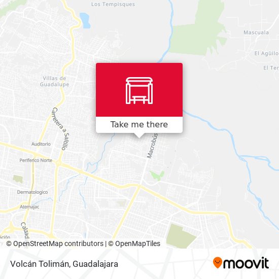 Volcán Tolimán map