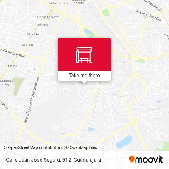 Calle Juan Jose Segura, 512 map