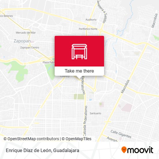 Enrique Díaz de León map