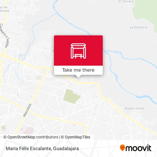 María Félix Escalante map