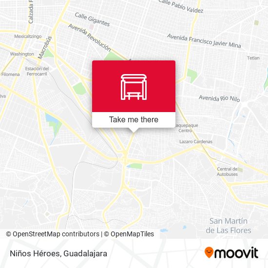 Mapa de Niños Héroes