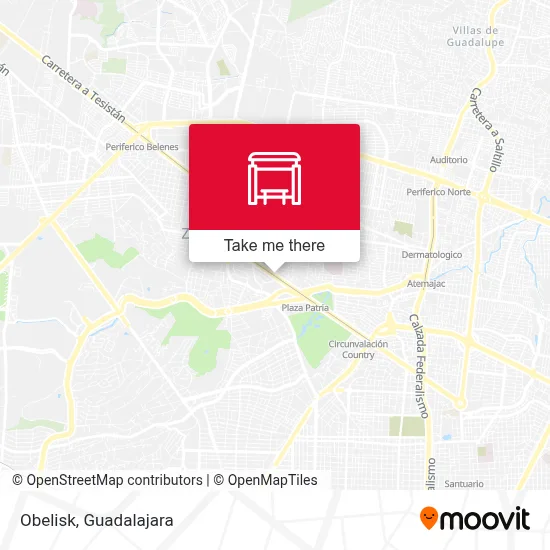 Obelisco map
