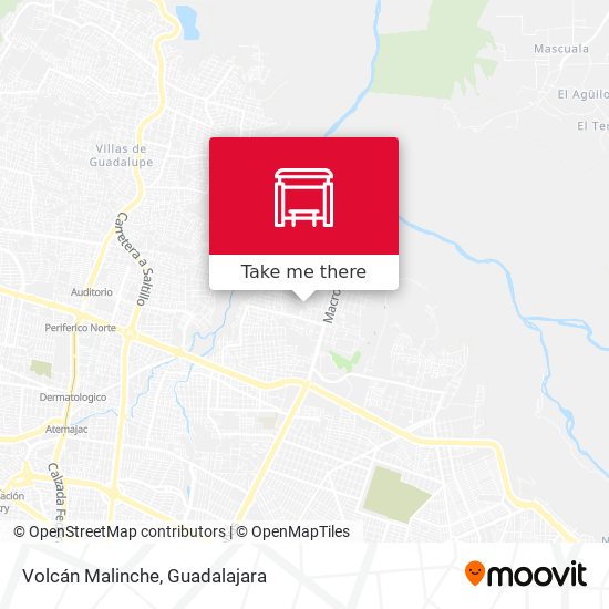 Volcán Malinche map