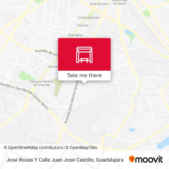 José Rosas Y Calle Juan José Castillo map