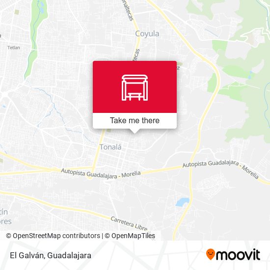 Mapa de El Galván