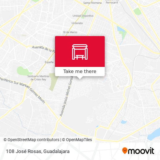 Mapa de 108 José Rosas