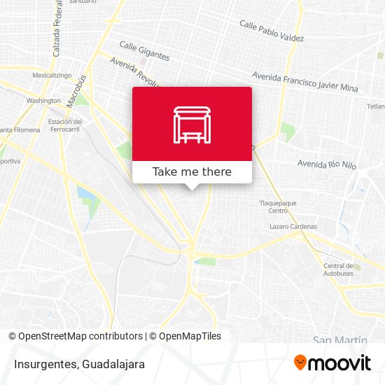 Insurgentes map