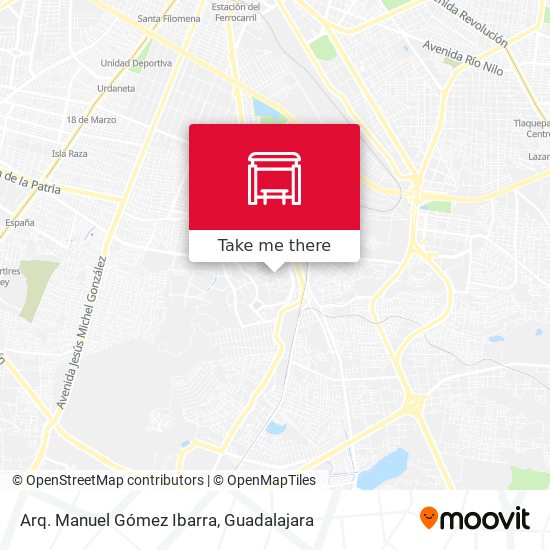 Mapa de Arq. Manuel Gómez Ibarra