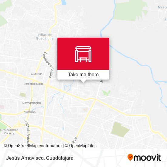 Mapa de Jesús Amavisca