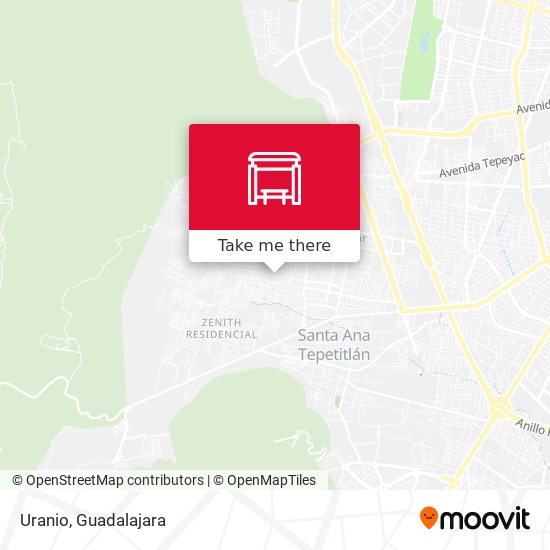 Mapa de Uranio