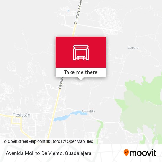 Mapa de Avenida Molino De Viento