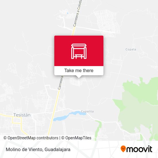 Molino de Viento map