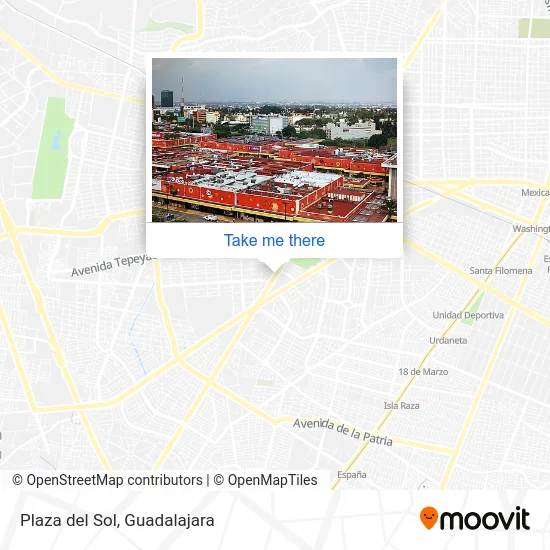 Mapa de Plaza del Sol