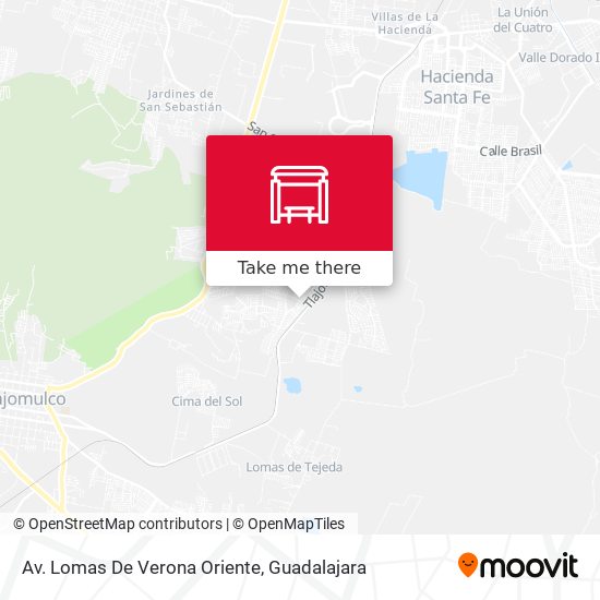 Mapa de Av. Lomas De Verona Oriente