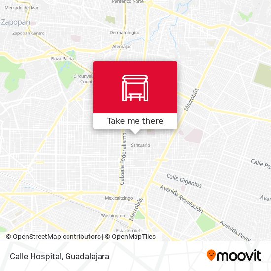 Mapa de Calle Hospital