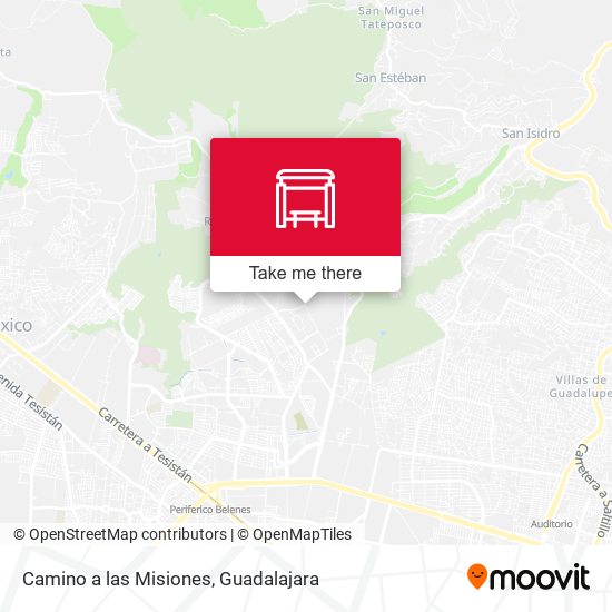 Camino a las Misiones map