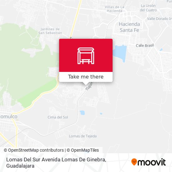 Lomas Del Sur Avenida Lomas De Ginebra map