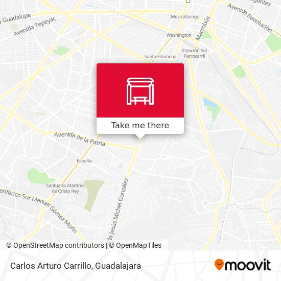 Mapa de Carlos Arturo Carrillo