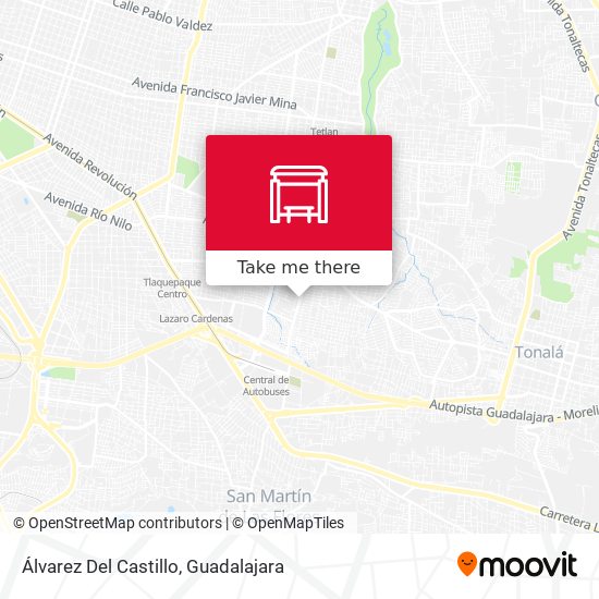 Álvarez Del Castillo map