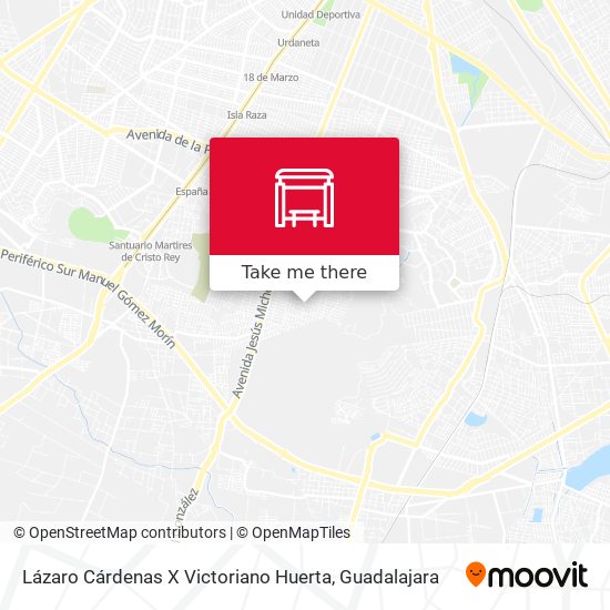 Lázaro Cárdenas X Victoriano Huerta map