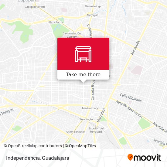 Mapa de Independencia