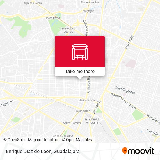 Mapa de Enrique Díaz de León