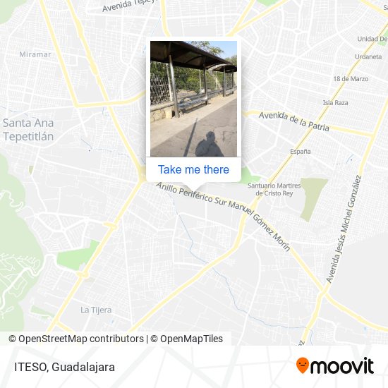 Mapa de ITESO