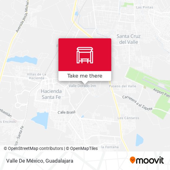 Valle De México map