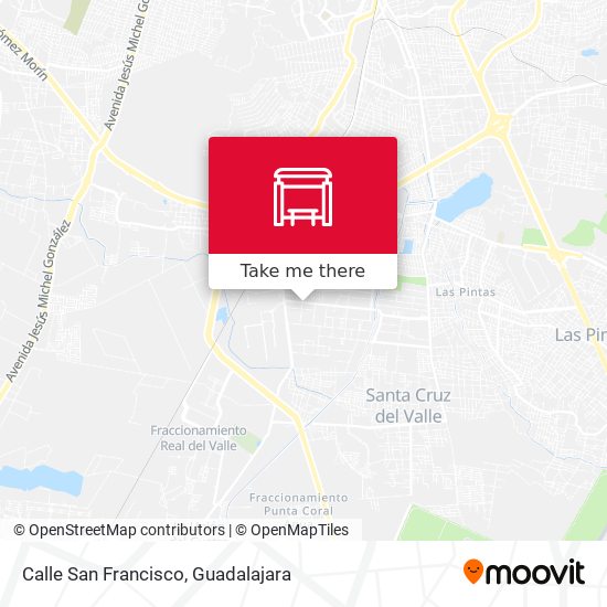 Mapa de Calle San Francisco