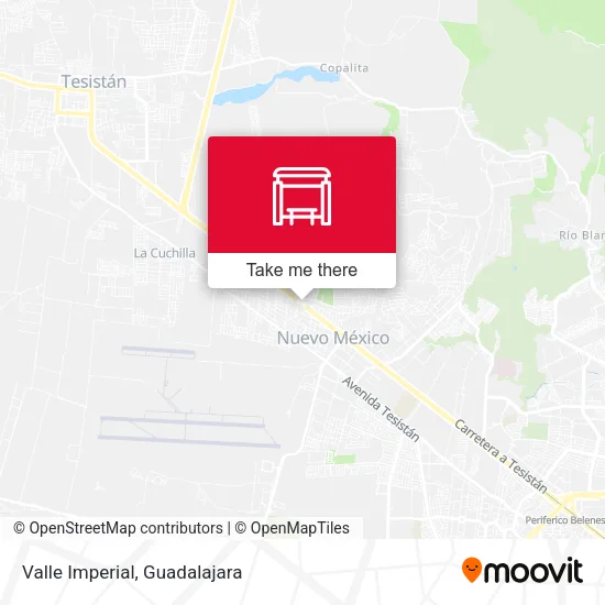Valle Imperial map