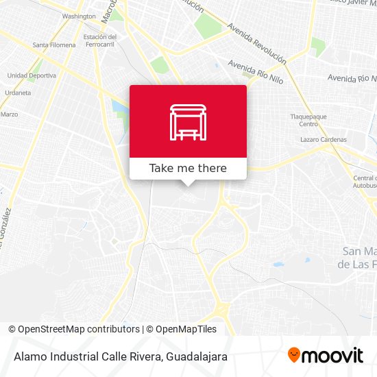 Mapa de Alamo Industrial Calle Rivera